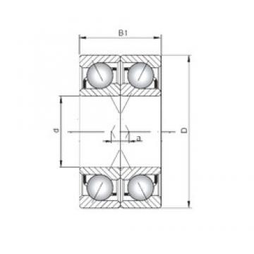 ISO 71903 CDF angular contact ball bearings