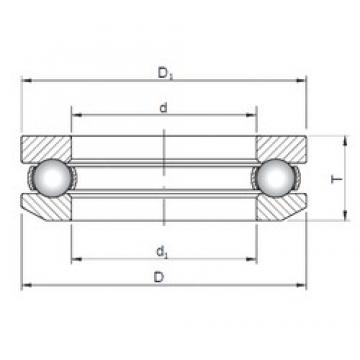 ISO 53217 thrust ball bearings