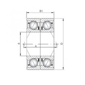ISO 7221 CDB angular contact ball bearings
