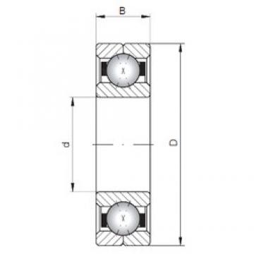 ISO Q1026 angular contact ball bearings